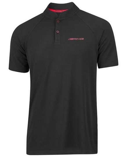 AMG Poloshirt Herren schwarz rot Größe M Original Mercedes-AMG Collection AMG Poloshirt Herren schwarz rot Größe M Original Mercedes-AMG Collection